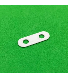 Narrow strip 2 holes white
