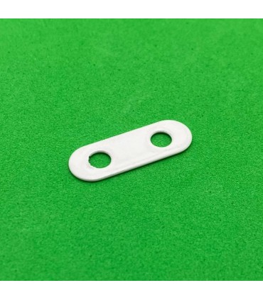 Narrow strip 2 holes white