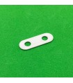 Narrow strip 2 holes white