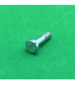 Boulon pivot 16mm tête fendue zn