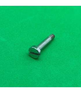 Pivot bolt 23mm slotted head nickel-platted brass