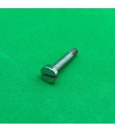 Pivot bolt 23mm slotted head nickel-platted brass