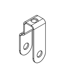 Stepped bent strip zn
