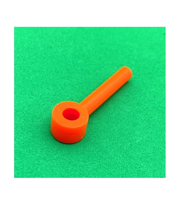 Petit amortisseur plastique orange fluo Petit amortisseur plastique orange fluo