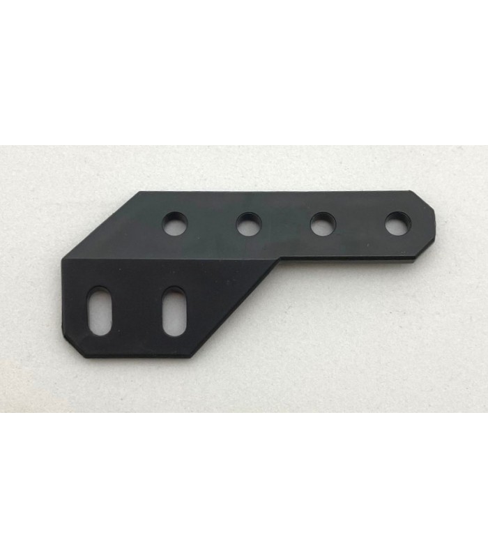 Obtuse semi-angle girder, left, grey Obtuse semi-angle girder, left, grey