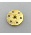 Bush wheel 6 holes brass platted