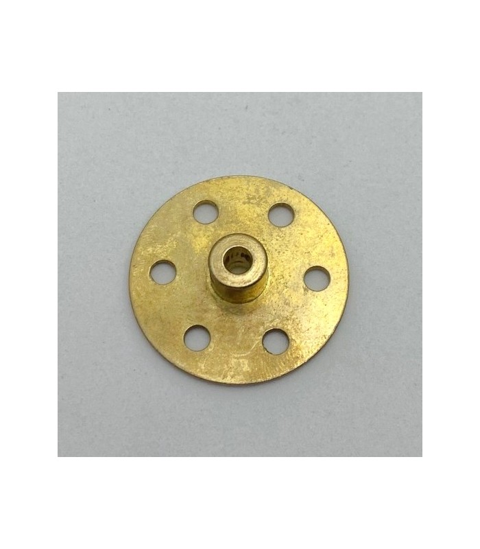 Bush wheel 6 holes brass platted Bush wheel 6 holes brass platted