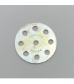 Disque 8 trous 35 mm zn