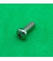 Allen bolt 6 sections 9,5 mm nickel-plated appearance