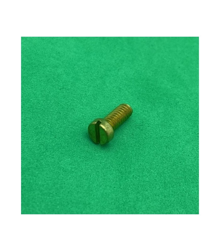 Vis tête fendue 9,5mm laiton