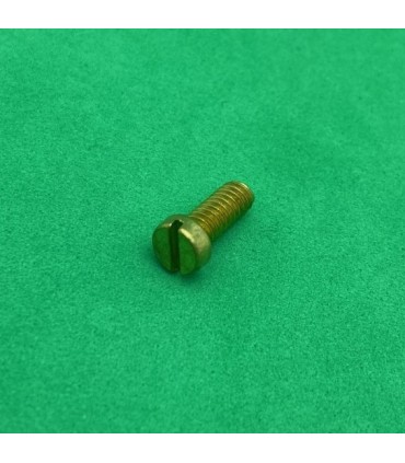 Vis tête fendue 9,5mm laiton