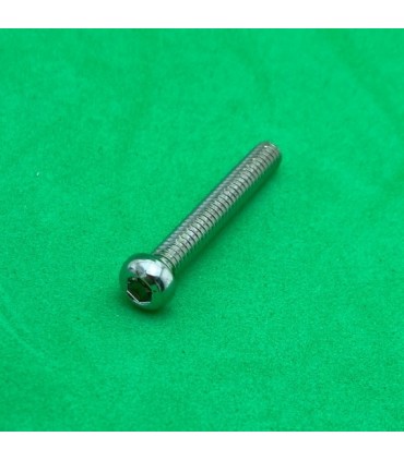 Allen bolt 6 sections 28 mm nickel-plated appearance