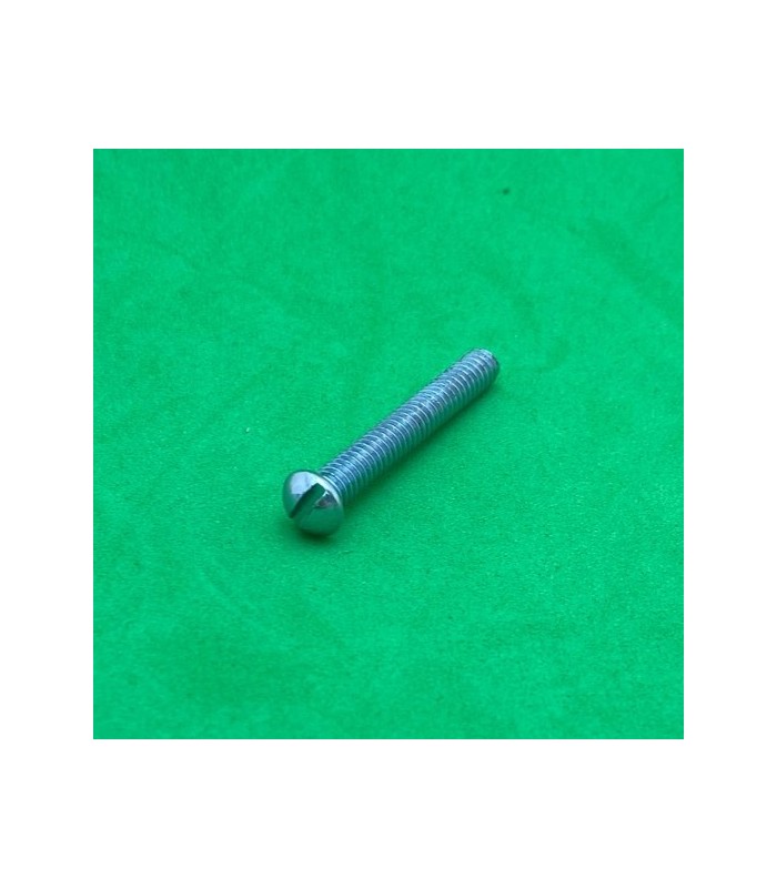 Bolt 28mm slotted rounded head zn