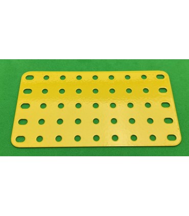 Plaque 5x9 trous jaune