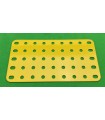Plaque 5x9 trous jaune