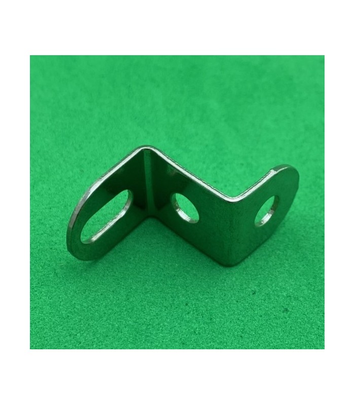 Reversed angle bracket 12 mm nickel-platted appearance