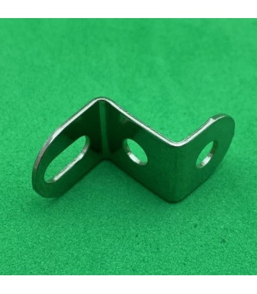 Reversed angle bracket 12 mm nickel-platted appearance