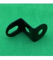 Reversed angle bracket 12 mm black
