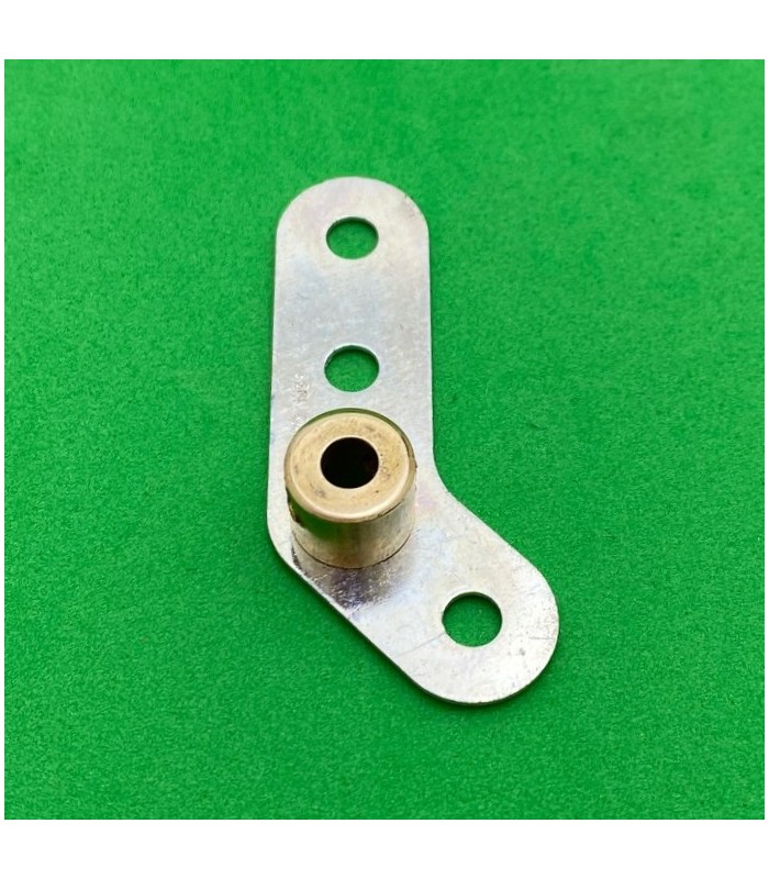 Obtuse corner bracket zn with left center boss Obtuse corner bracket zn with left center boss