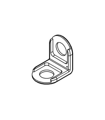 Mj right angle bracket small 1x1 lemon yellow