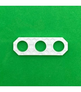 NMJ short 3 holes strip white