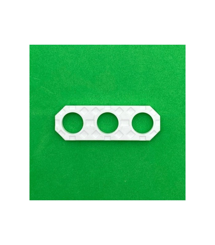 NMJ short 3 holes strip white NMJ short 3 holes strip white
