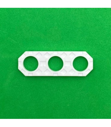 NMJ short 3 holes strip white
