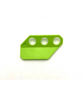 NMJ Right hand angled Plate 3 holes light green