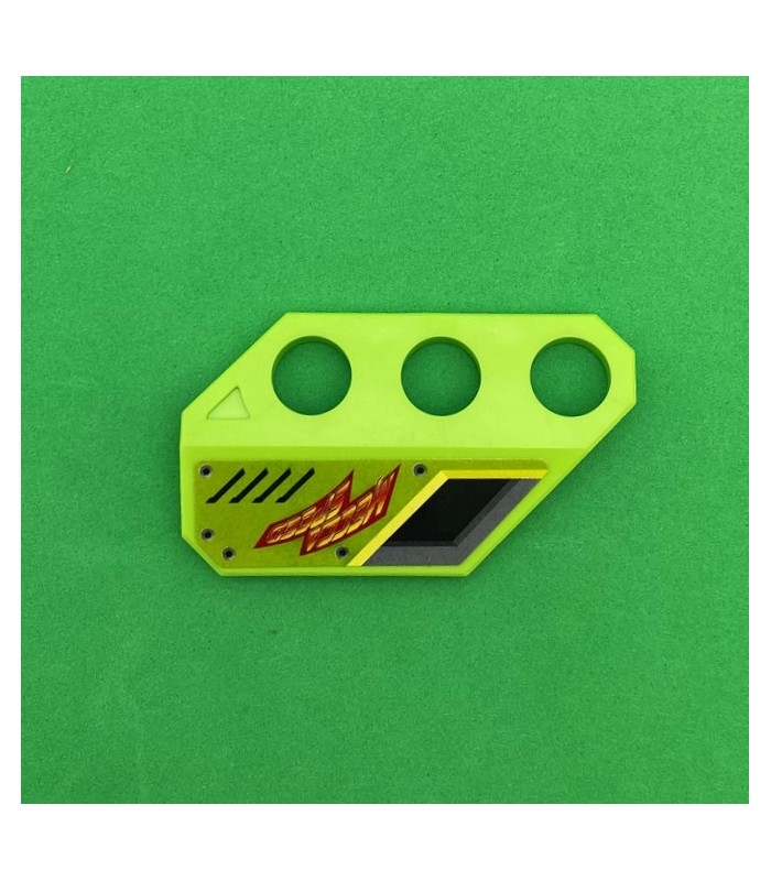 NMJ Left hand angled Plate 3 holes light green NMJ Left hand angled Plate 3 holes light green