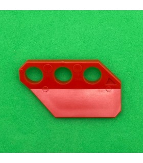 NMJ plaque coudée à 135° coté gauche 3 trous rouge