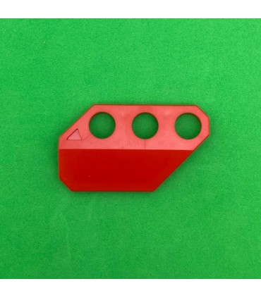 NMJ Left hand angled Plate 3 holes red