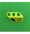 NMJ Right hand angled Plate 3 holes light green