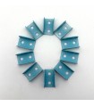 Flanged Plate 2x1 h (26x12 mm) frost blue (pack of 10)