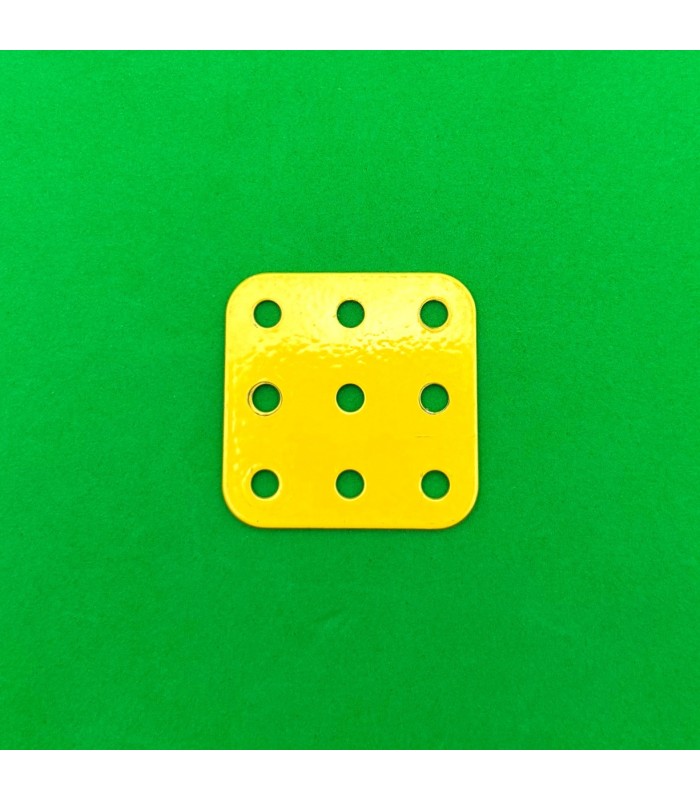 Flat plate 3x3 h (38x38mm) yellow second hand Flat plate 3x3 h (38x38mm) yellow second hand