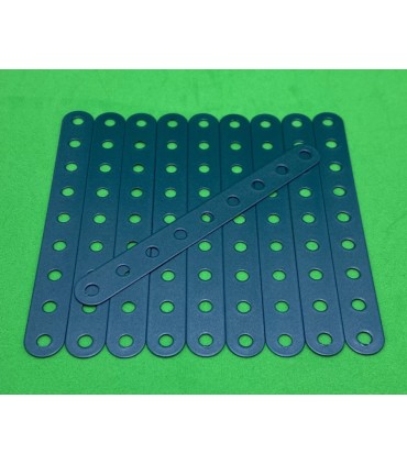 Flex.strip 9 h blue metal (lot of 10)