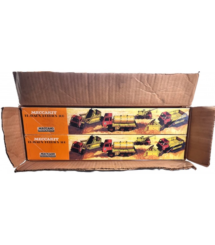 Lot de 2 Boites Meccakit travaux publics 300 des années 70 Lot de 2 Boites Meccakit travaux publics 300 des années 70