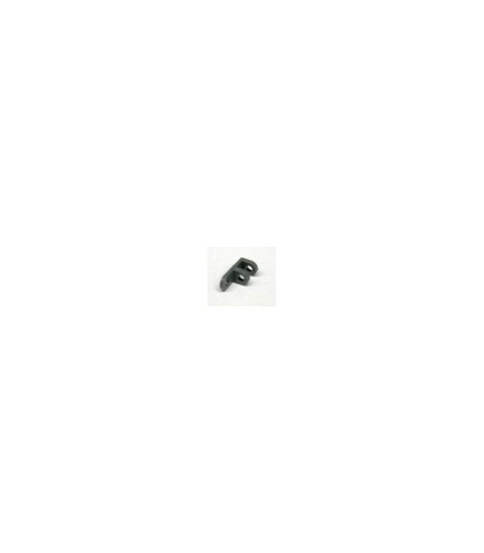 Support fixe double plastique gris