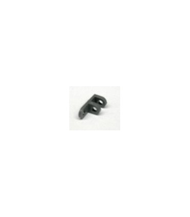 Support fixe double plastique gris