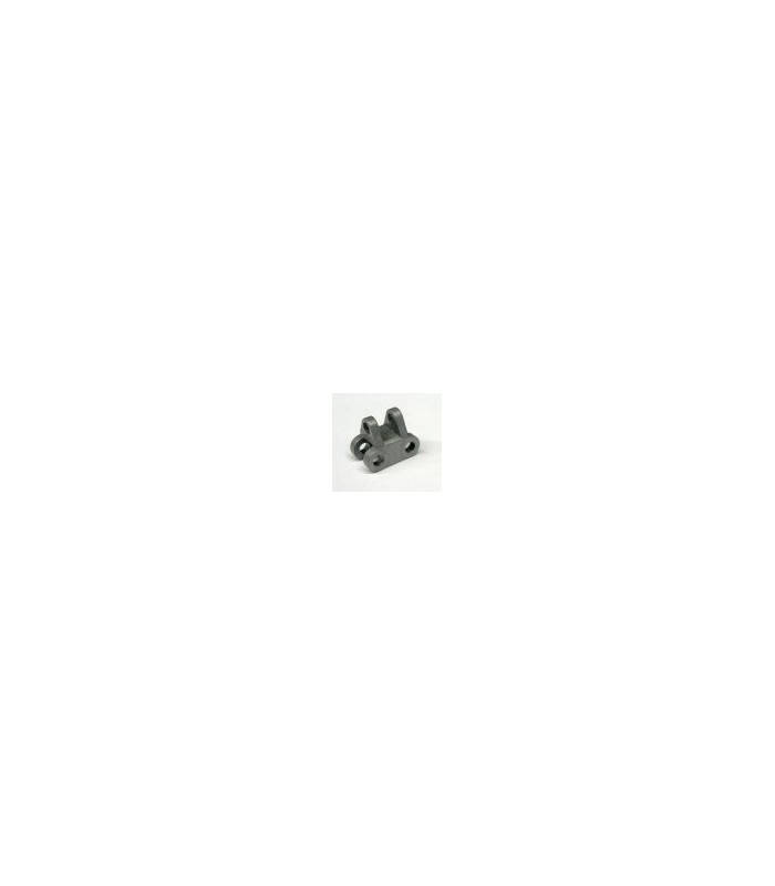 Support mobile double plastique gris alu