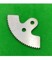 Rack segment nickel-platted