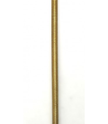 Tige filetée de 75 mm nickelé