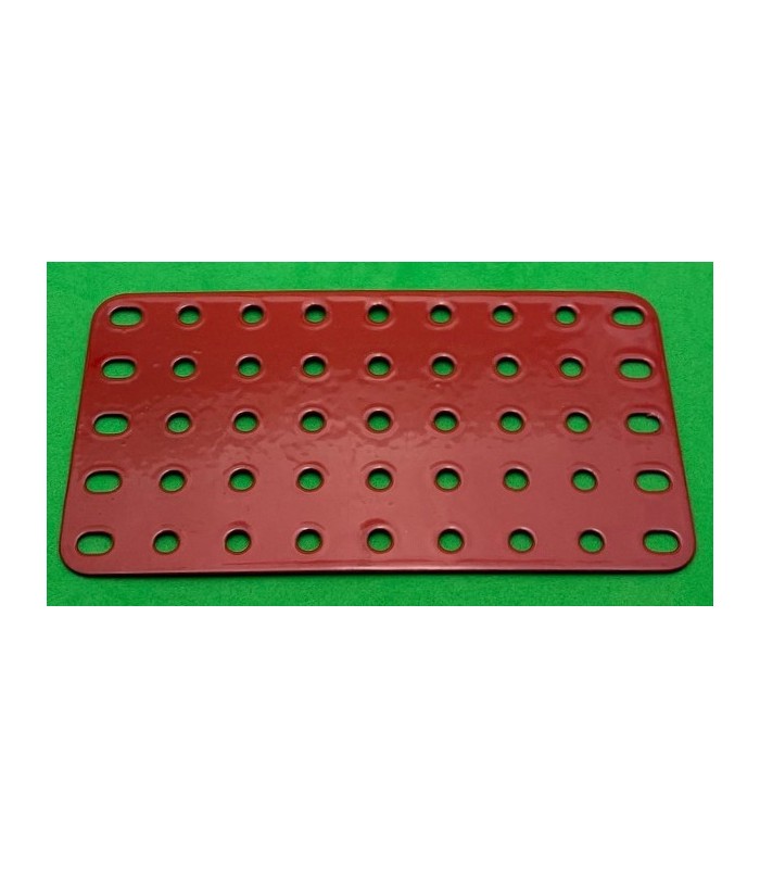 Plaque 5x9 trous rouge