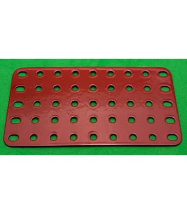 Plaque 5x9 trous rouge