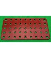 Plaque 5x9 trous rouge