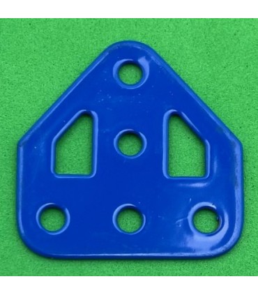 Embase triangulée plate bleu