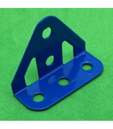 Embase triangulée coudée bleu