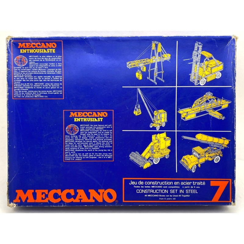 boite 7 Meccano enthousiaste de 1985
