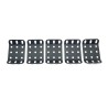 Plaque rigide à 2 rebords 135° 3x3 trous gris anthracite (lot de 5) Plaque rigide à 2 rebords 135° 3x3 trous gris anthracite (lot de 5)