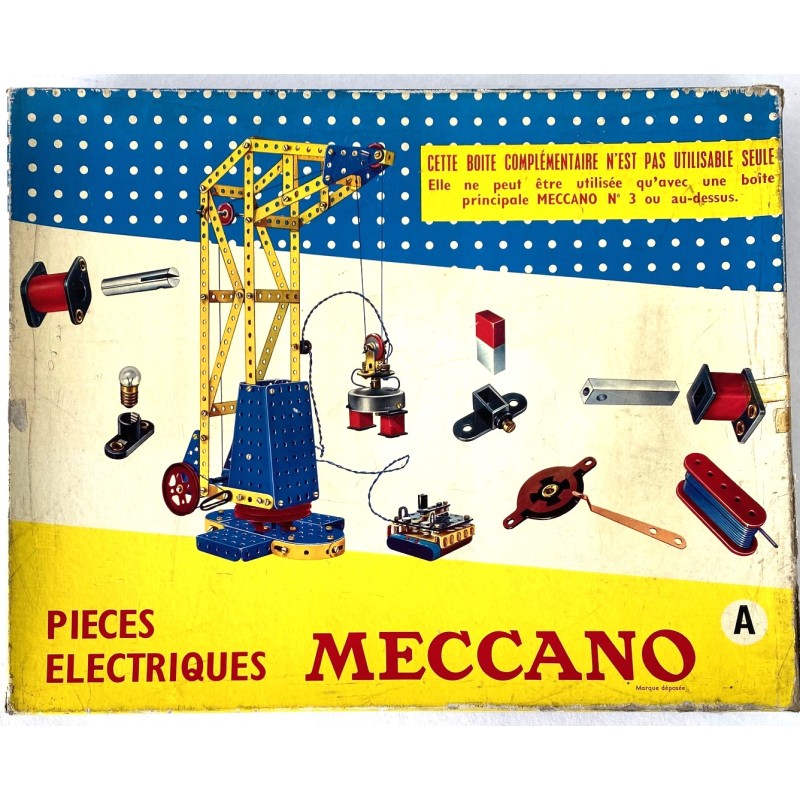 A-type French Meccano electric set A-type French Meccano electric set