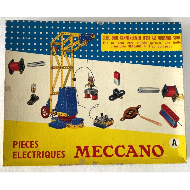 A-type French Meccano electric set A-type French Meccano electric set